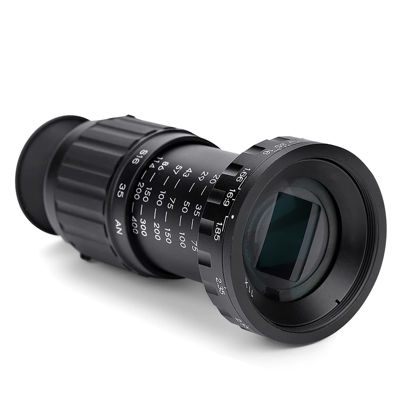 Picture of Directors Viewfinder, Acouto Director's Viewfinder VD-11X Professional Micro Director's Viewfinder with HD Multicoated Glass 11x Zoom Camera View Finder Phototgarphy Accessory Aluminum Body