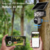 Picture of Vyze-Link 4G LTE Cellular Security Camera, Game Trail Cameras with Night Vision Motion Activated, Water-Resistant, Wireless Solar Wildlife Deer Camera, Cell Hunting Cam with Sim Card, 360° Rotation