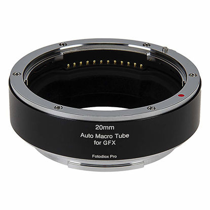 Picture of Fotodiox Pro Automatic Macro Extension Tube, 20mm Section - for Fuji G-Mount GFX Mirrorless Cameras for Extreme Close-up Photography