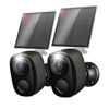 Picture of 2Pack Security Camera Wireless Outdoor with Solar Panel-2K Battery Powered Security Cameras with Color Night Vision, AI Motion Detection, 2-Way Talk, SD Card/Cloud Storage, Compatible with Alexa