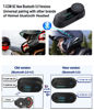 Picture of Motorcycle Helmet Communication System T-COM SC 2Pack,2-Way 800M Universal Pairing Helmet Bluetooth5.0 Intercom kit for Motorbike,Interphone with LCD Screen/Music Sharing/FM Radio/Siri/IP65/2 in1 mic