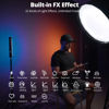 Picture of AMBITFUL A2 Full-Color RGB Tube Light, CRI 95 TLCI 97 Accurate Color,2500k-8500K Adjustable,RGB CCT HSI Mode, 29 Fx Light Effect,APP Control Support, Brightness Adjustable, Magnet Design (A2-K2 Kit)