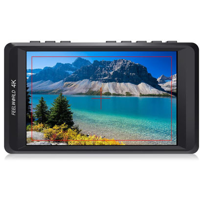Picture of FEELWORLD FW450 4.5 Inch DSLR On Camera Field Monitor 4K HDMI Input Output Small HD Focus 1280x800 Ultra Lightweight Video Assist