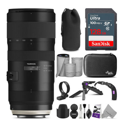 Picture of Tamron SP 70-200mm f/2.8 Di VC USD G2 Lens for Canon EF Cameras with Altura Photo Advanced Accessory and Travel Bundle