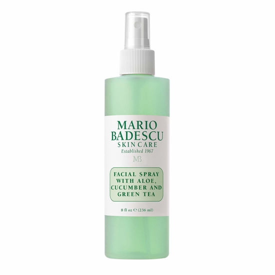 Picture of Mario Badescu Facial Spray with Aloe, Cucumber and Green Tea for All Skin Types | Face Mist that Hydrates & Invigorates | 8 FL OZ