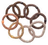 Picture of L. Erickson Grab & Go Ponytail Holders, Bronze Metallic, Set of Eight - Exceptionally Secure with Gentle Hold