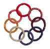 Picture of L. Erickson Grab & Go Ponytail Holders, Morocco, Set of Eight - Exceptionally Secure with Gentle Hold