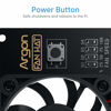 Picture of Argon Fan HAT for Raspberry Pi 4 | 40mm Fan with Power Button | PWM and Software Controllable | Easy Setup