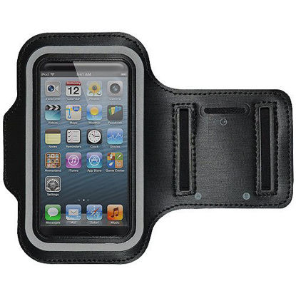 Picture of Amzer Armband Case for iPhone 5/ 5S, iPhone SE, iPod Touch 5G, iPod Touch 6G (Black)