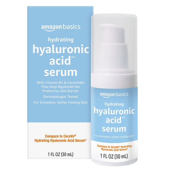 Picture of Amazon Basics Hydrating Hyaluronic Acid Serum, 1 Fluid Ounce, 1-Pack