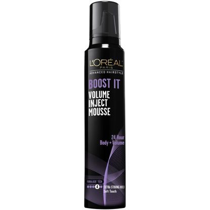 Picture of L'Oréal Paris Advanced Hairstyle BOOST IT Volume Inject Mousse, 8.3 oz.