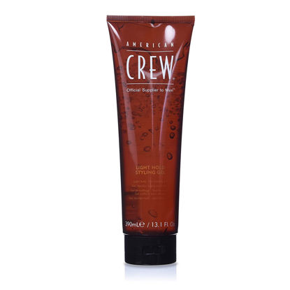 Picture of American Crew Men's Hair Gel, Light Hold, Non-Flaking Styling Gel, 13.1 Fl Oz