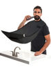 Picture of BEARD KING Beard Bib Apron for Men - the Original Cape As Seen on Shark Tank, Mens Hair Catcher for Shaving, Trimming - Grooming Accessories & Gifts for Dad or Husband - 1 Size Fits All, BLACK