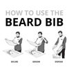 Picture of BEARD KING Beard Bib Apron for Men - the Original Cape As Seen on Shark Tank, Mens Hair Catcher for Shaving, Trimming - Grooming Accessories & Gifts for Dad or Husband - 1 Size Fits All, BLACK