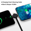 Picture of Multi Charging Cable 3.3ft 2Pack Retractable Multi Fast Charging Cord 3 in 1 Multi USB Cable with Lightning/Micro USB/Type C Sync Charger Cable for iPhone,iPad,Samsung Galaxy,LG,PS,Tablets and More