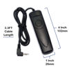 Picture of NetSellsIt Remote Camera Shutter Release Kit with Trigger Control and 12 Ft Extension Cable for LANC, DVX and Control-L Cameras and Camcorders from Canon, Sony, JVC, Panasonic