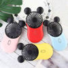 Picture of Kbinter Cute Personal Mini Fan, Handheld & Portable USB Rechargeable Fan with Beautiful LED Light, 3 Adjustable Speeds, Portable Holder, for Indoor Or Outdoor Activities, Cute Mouse