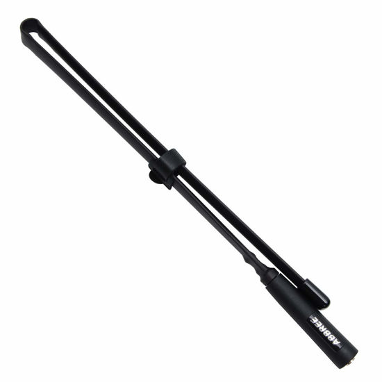 Picture of 72CM/28.3 Inch ABBREE Foldable CS Tactical Antenna SMA-Male Dual Band VHF UHF 144/430Mhz for Yaesu FT-70DR TYT MD-380 Wouxun KG-UV8E 9D Plus Ham Two Way Radio