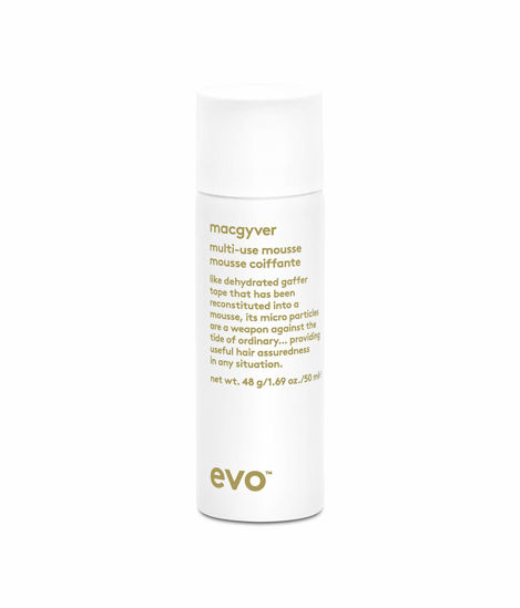 Picture of EVO Macgyver Multi-use Mousse - Texturising Hair Mousse - Instant Volume With Lasting Hold - Travel Size, 50ml / 1.7fl.oz