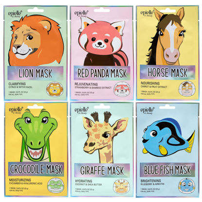 Picture of The value 'Epielle Character Masks (Assorted Collection 4)' specified cannot be used as it conflicts with the value 'Epielle Character Sheet Masks - Animal-Inspired Luxury for Smooth & Supple Skin (Assorted 6 pack) V4