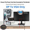 Picture of Foboiu DisplayPort to VGA, Display Port to VGA 10 Feet DP to VGA Cable Connects DP Port from Desktop or Laptop to Monitor or Projector with VGA Port