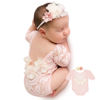 Picture of Newborn Photography Props Outfit Baby Girls Newborn Photography Props Lace Romper With Heandbands