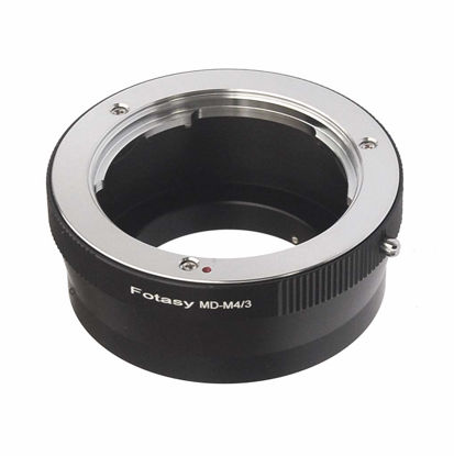 Picture of Fotasy Minolta MD Rokkor Lens to M43 MFT Adapter, Compatible with Panasonic GM5 G9 GF90 GH5s GH5 II GM5 GX7 GX8 GX9 GX850 G90 G91 G95 G100 Olympus E-M1 E-M5 E-M10 I II III E-PM2 E-PM1 Pen-F E-M1X