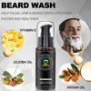 Picture of XIKEZAN Beard Growth Kit,w/Beard Growth Oil,Beard Conditioner,Beard Wash,Balm,Comb,Brush,Scissor,Bag,EBook,Beard Care Grooming Kit Christmas Stocking Stuffers Gifts for Men Him Husband