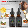 Picture of XIKEZAN Beard Growth Kit,w/Beard Growth Oil,Beard Conditioner,Beard Wash,Balm,Comb,Brush,Scissor,Bag,EBook,Beard Care Grooming Kit Christmas Stocking Stuffers Gifts for Men Him Husband