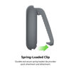 Picture of Belkin Apple AirTag Secure Holder with Clip - AirTag Holder - Durable Scratch Resistant AirTag Case - Apple Air Tag Case with Spring Loaded Clip - Attach to Backpack, Clothing, & Luggage - Dark Gray