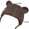 Picture of ECYC Newborn Baby Bear Hat Beanie with Bear Dolls Photography Accessories,Brown