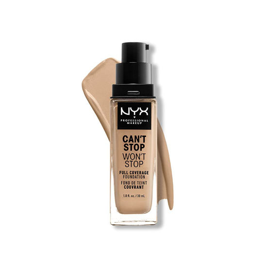 Picture of NYX PROFESSIONAL MAKEUP Can't Stop Won't Stop Foundation, 24h Full Coverage Matte Finish - Buff