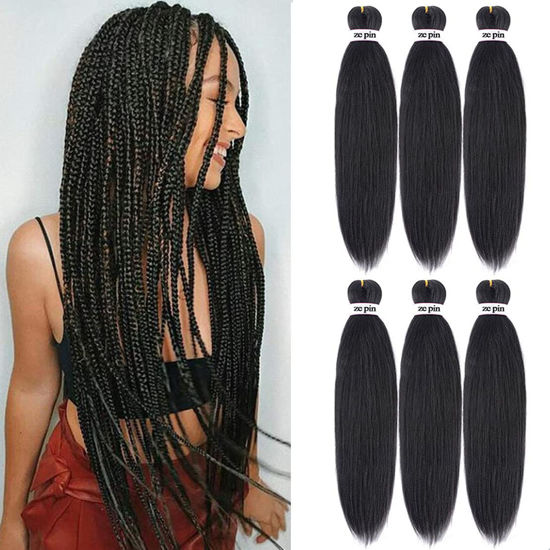 GetUSCart zepin Pre Stretched Braiding Hair2 Inch 6 Packs