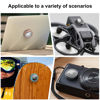 Picture of AMOK IP68 Waterproof AirTag Holder Case,Used for Apple AirTag 4pack， Airtag Case with 3M Adhesive Sticker, Hidden Install Perfect for Bikes, Luggage, Cars, and TV Remotes.