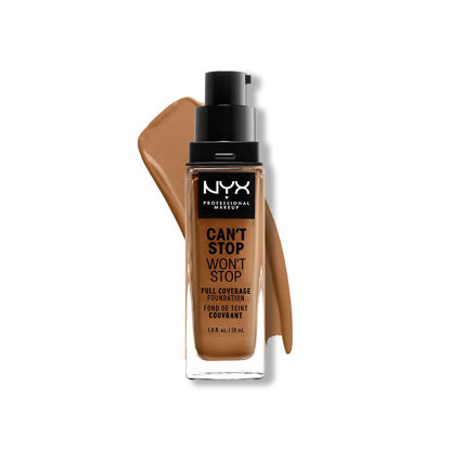 Picture of NYX PROFESSIONAL MAKEUP Can't Stop Won't Stop Foundation, 24h Full Coverage Matte Finish - Almond