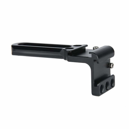 Picture of NICEYRIG Cold Shoe Extension Bar, Right Angle Dual Shoe Mounts Bracket with NATO Rail, 1/4'' Threads - 376