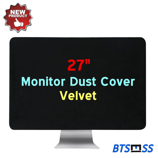 Picture of BTSELSS 27 inch Computer Monitor Dust Cover , Screen Protective Sleeve Compatible with iMac 27" Desktop Computer, Anti-Static Dustproof LCD/LED/HD Panel Case,Velvet