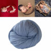 Picture of Newborn Photography Stretch Wrap Boy Girl Baby Wraps Photography Props Bbaby Photo Prop Stretch (Blue)