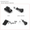 Picture of Universal Helmet Fixed Mounts, Camera Metal Bracket Adapter, Camera Accessories for GoPro Series Sport Camera/Skydiving Helmet with 1/4" Screw Adapter (Aluminum Alloy)