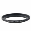 Picture of 37 to 46mm Metal Step Up Ring Adapter for Canon,for Nikon,for Sony,for Fuji, Camera Lenses & UV,ND,CPL Camera Filters, Made from CNC Machined Space Aluminum with Matte Black Electroplated Finish