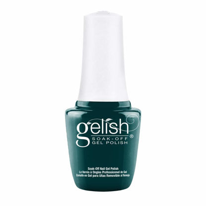 Picture of Gelish MINI Garden Teal Party Soak-Off Gel Polish, Teal Gel Nail Polish, Teal Nail Colors, 0.3 oz