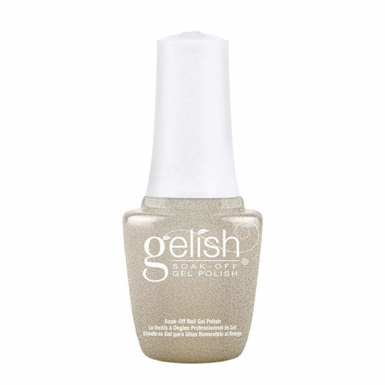 Picture of Gelish MINI Give Me Gold Soak-Off Gel Polish, Gold Gel Nail Polish, Gold Nail Colors, 0.3 oz.