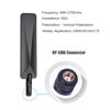 Picture of CORONIR 4G LTE Antenna 10dBi RP SMA Cellular Antenna Compatible with 4G LTE Wireless CPE Router Hotspot Cellular Gateway Industrial IoT Router Trail Wireless Camera Security - 2Pack