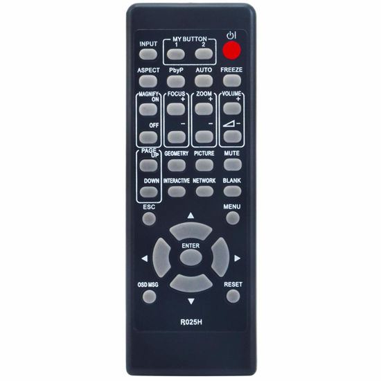 Picture of R025H Replacement Remote fit for Maxell LCD Projector MC-EU4501 MC-EU5001 MC-EX3051 MC-EX3551 MC-EX4551 MC-EW3051 MC-EW3551 MC-EW4051 MC-EW4501 MC-EX353E MC-EX303E MCEW5001 MCEX5001 MCWU5505 MCWU5501