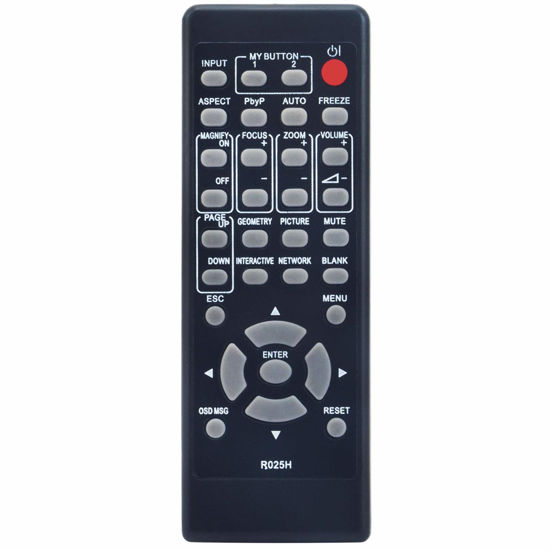 Picture of New R025H HL03037 Replacement Remote fit for Dukane LCD Projector 8133WISS 8142WISS 8932WB 8933B 8937B 8938WB 8945B 8940WB 8933C 8935WL 8940UL 8940WL 8945WU 8950W 8950WUSS 8960WUSS 8951WUSS 8960WSS