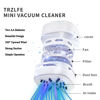 Picture of TRZLIFE Desk Vacuum Cleaner, Upgraded Mini Table Vacuum Cleaner Improved Details AA Batteries High Suction Durable Cordless Mini Vac Suck up Tiny Items Crumbs Flakes for Desktop Drawer Countertop