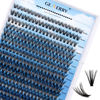 Picture of Individual Lashes GEMERRY 280pcs Large Tray 0.07mm Lash Clusters 40D 8-16 MIX D Curl Cluster Lashes Soft &Natural Individual Lashes Cluster Reusable DIY Eyelash Extensions