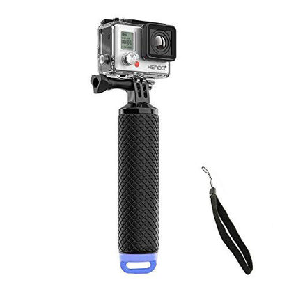 Picture of Mystery Waterproof Floating Hand Grip, Underwater Selfie Stick for Gopro Hero Session, Pro Cameras Float Handle, Scuba/Diving Action Camera Accessories (Blue)