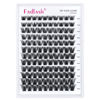 Picture of Lash Clusters 10-16mm 98 pcs Individual Lashes Cluster Mixed Tray D Curl Lash Clusters DIY Eyelash Extensions Individual Cluster Lashes DIY Lash Extension Kit Home (F10-0.07D, 10-16mm)