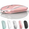 Picture of Wireless Mouse for MacBook Pro MacBook Air Mac iMac Desktop Computer Chromebook Win7/8/10 PC HP Dell Laptop (Rose Gold)